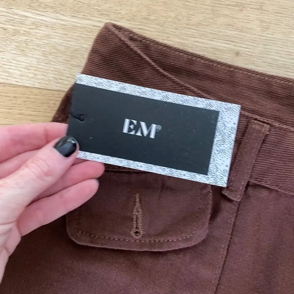 EM - Wide Leg Carpenter Cargo Pants in Brown